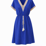V-Neck Casual Dress
