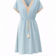 V-Neck Casual Dress
