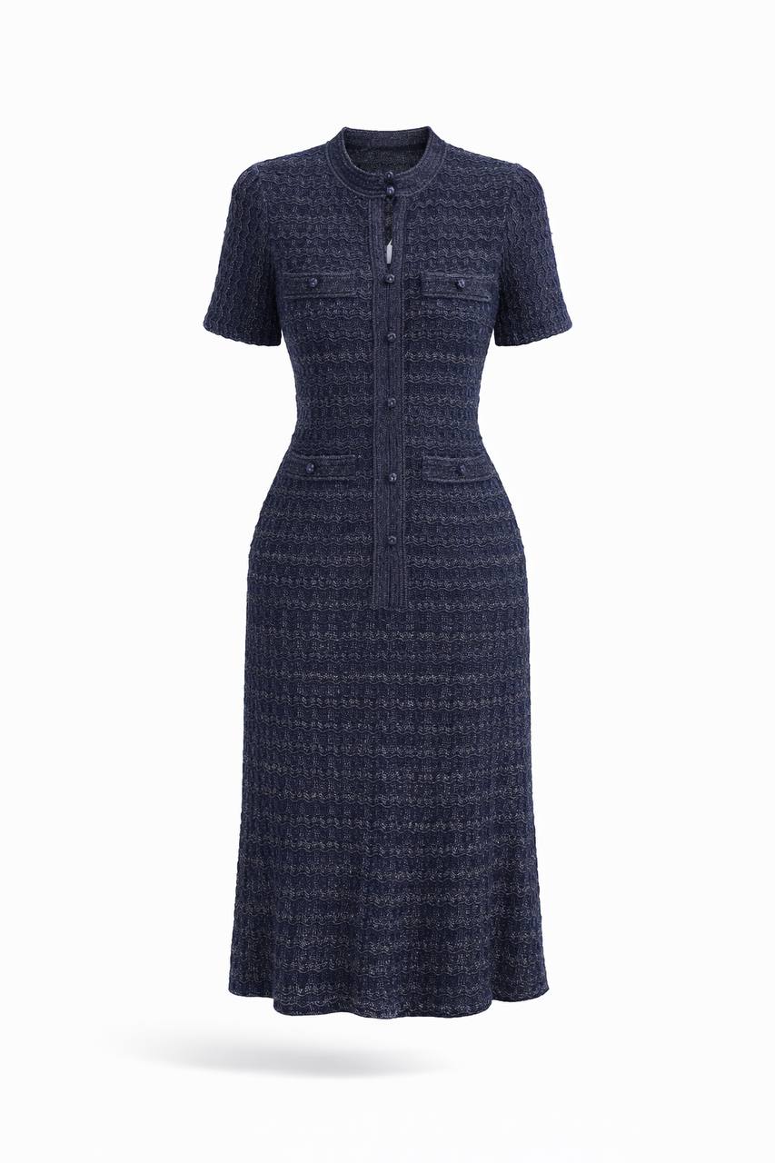 Royal Knit Dress
