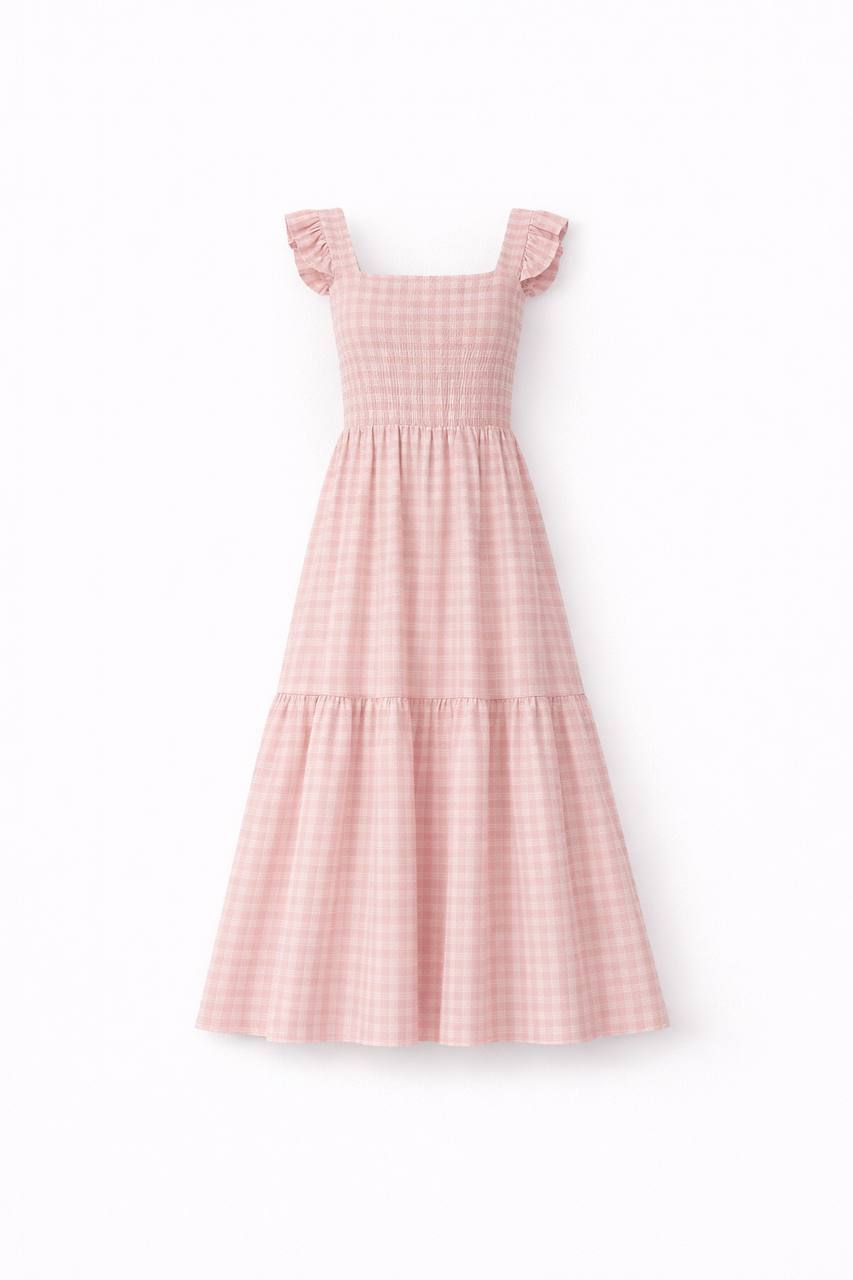 Plaid Maxi Dress