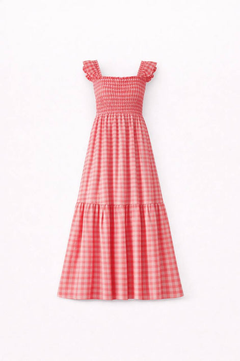 Plaid Maxi Dress