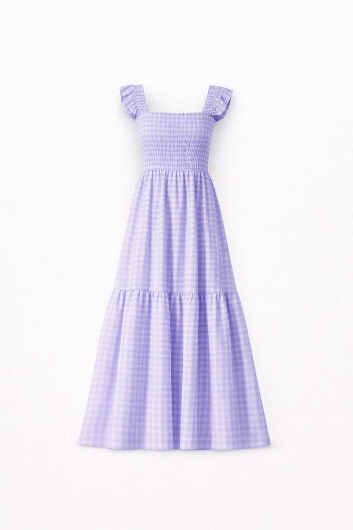 Plaid Maxi Dress