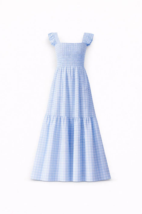 Plaid Maxi Dress