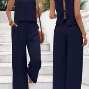 Minimal Linen Two-Piece Set