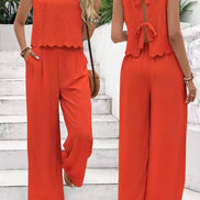 Minimal Linen Two-Piece Set