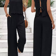 Minimal Linen Two-Piece Set
