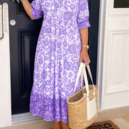 Boho Floral Maxi Dress