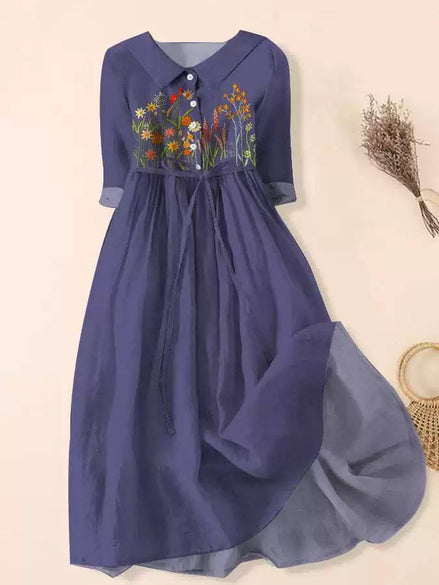 Chic Casual Floral Maxi Dress