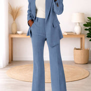 Azure Chic Two-Piece Set