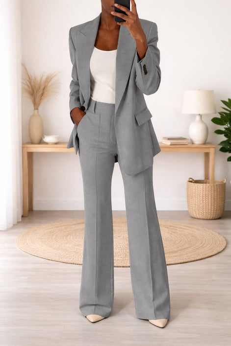 Azure Chic Two-Piece Set