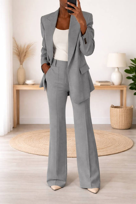 Azure Chic Two-Piece Set