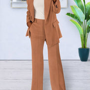 Azure Chic Two-Piece Set