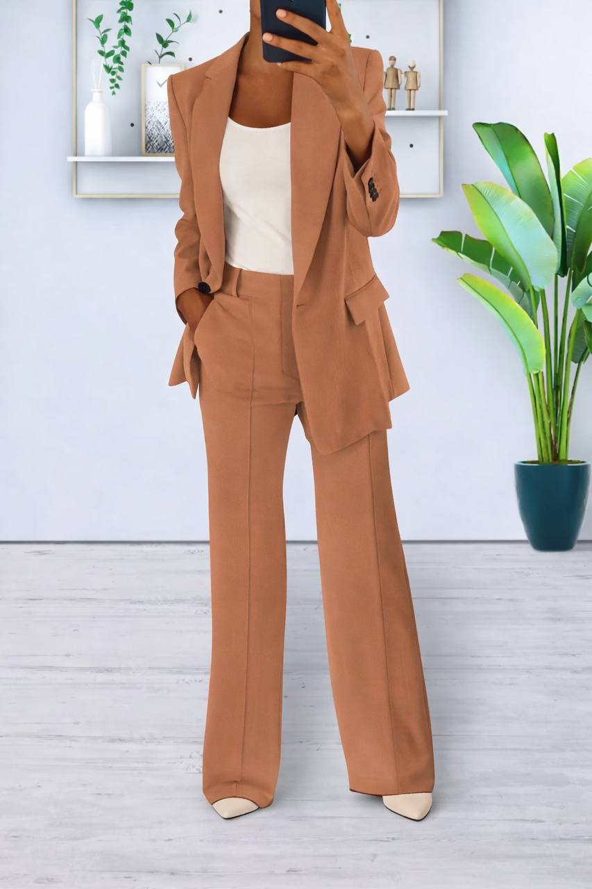 Azure Chic Two-Piece Set