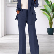 Azure Chic Two-Piece Set