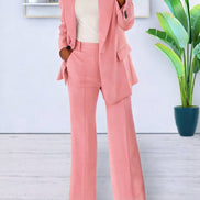 Azure Chic Two-Piece Set