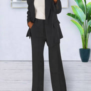 Azure Chic Two-Piece Set