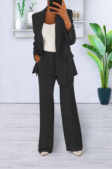 Azure Chic Two-Piece Set