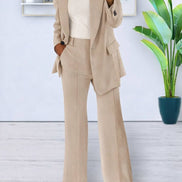 Azure Chic Two-Piece Set