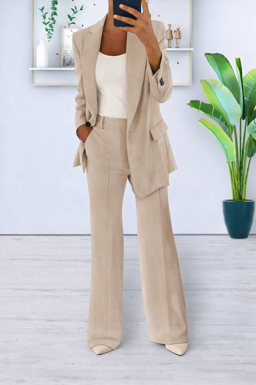 Azure Chic Two-Piece Set