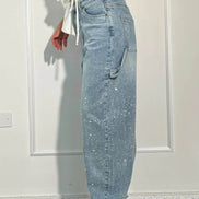 Balloon Carpenter Jeans – Crystal Shine Denim, Crazy Fit