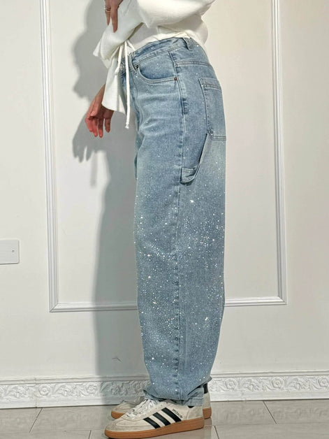 Balloon Carpenter Jeans – Crystal Shine Denim, Crazy Fit