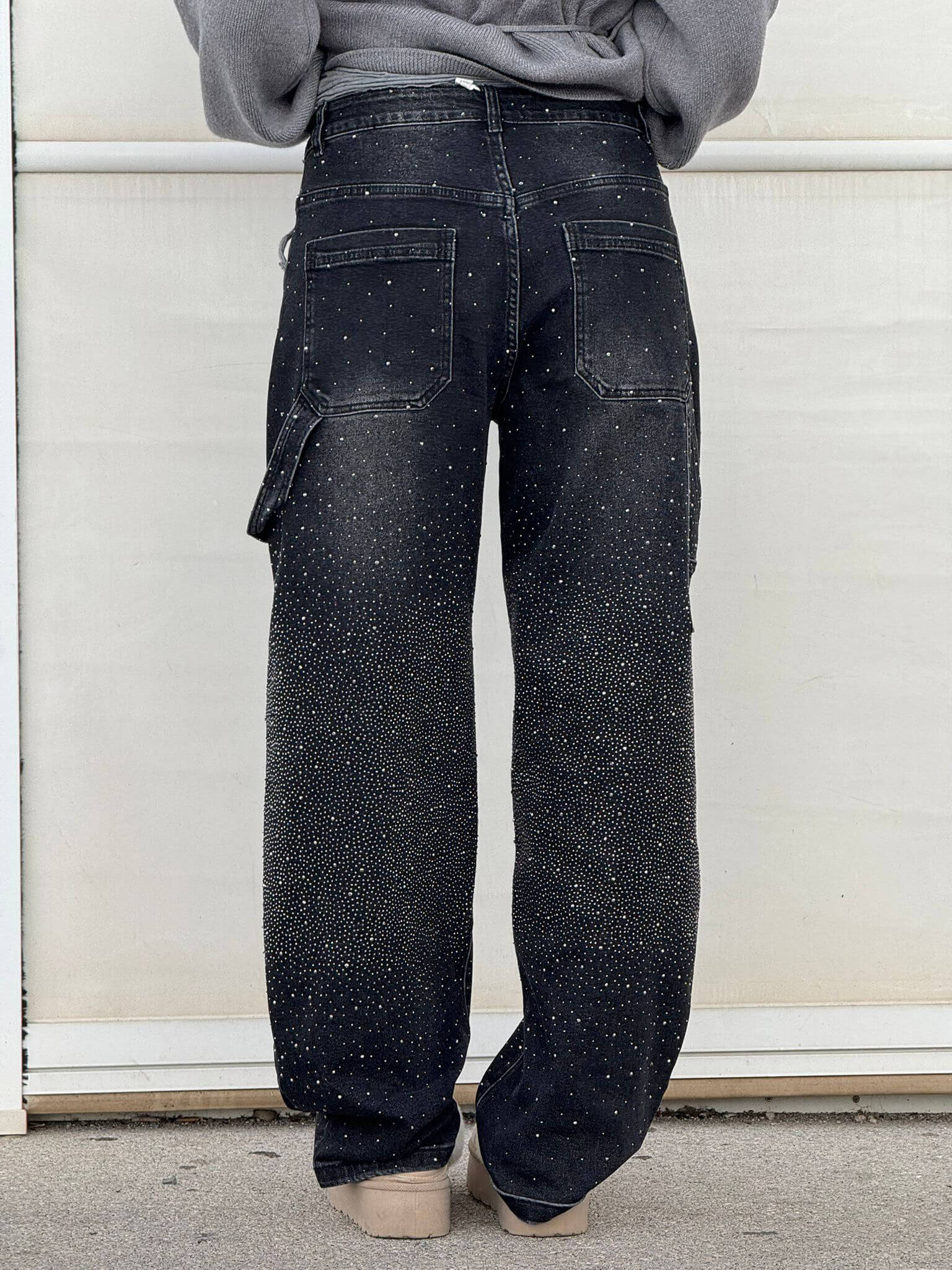Balloon Carpenter Jeans – Crystal Shine Denim, Crazy Fit