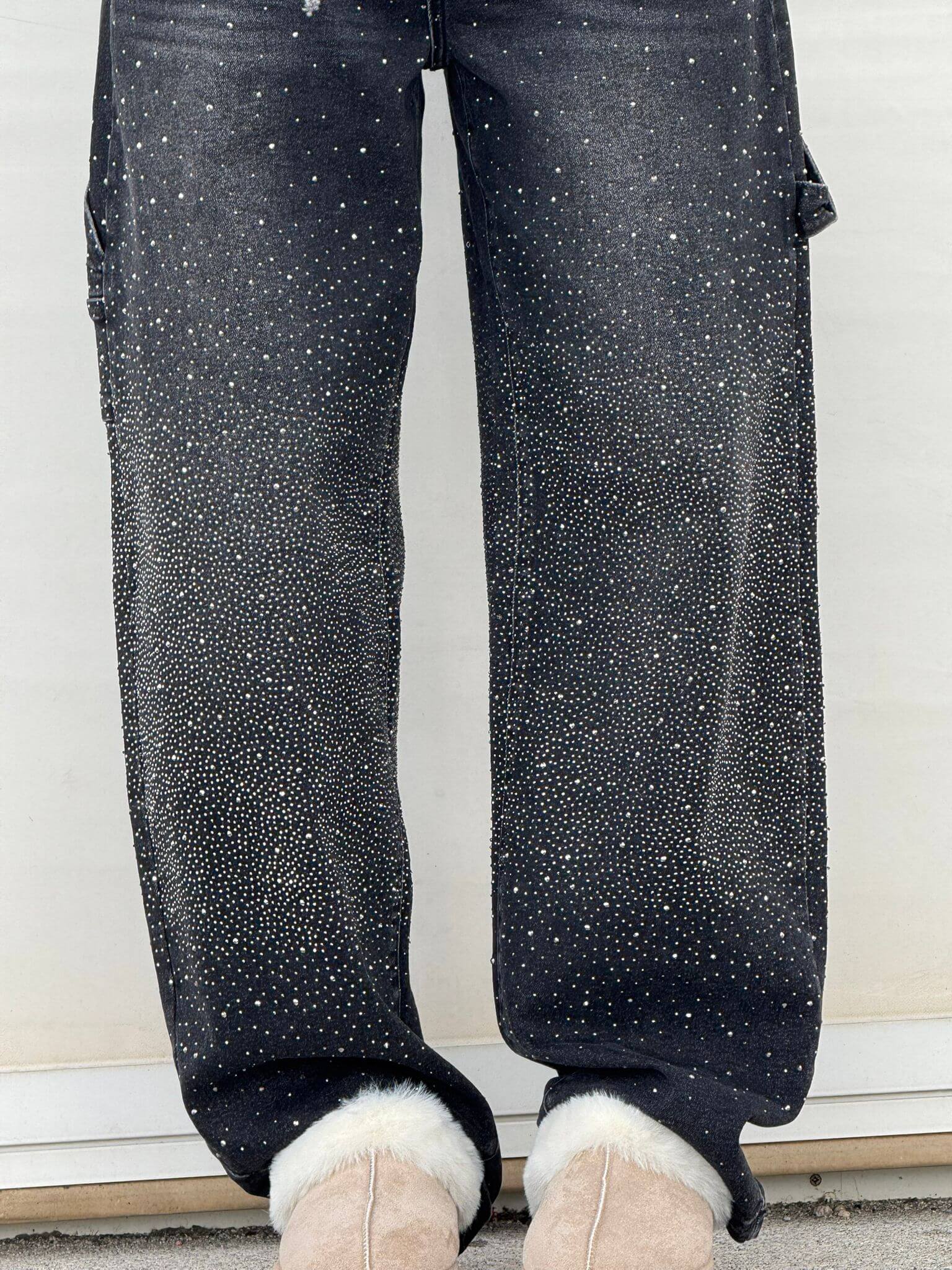 Balloon Carpenter Jeans – Crystal Shine Denim, Crazy Fit