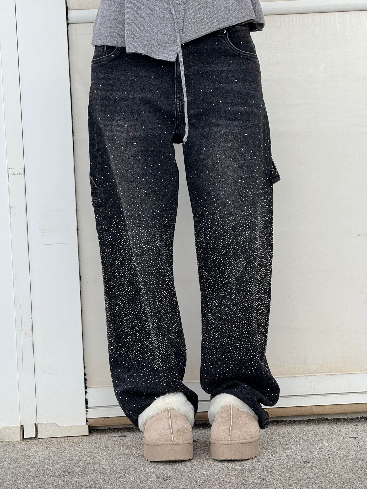 Balloon Carpenter Jeans – Crystal Shine Denim, Crazy Fit