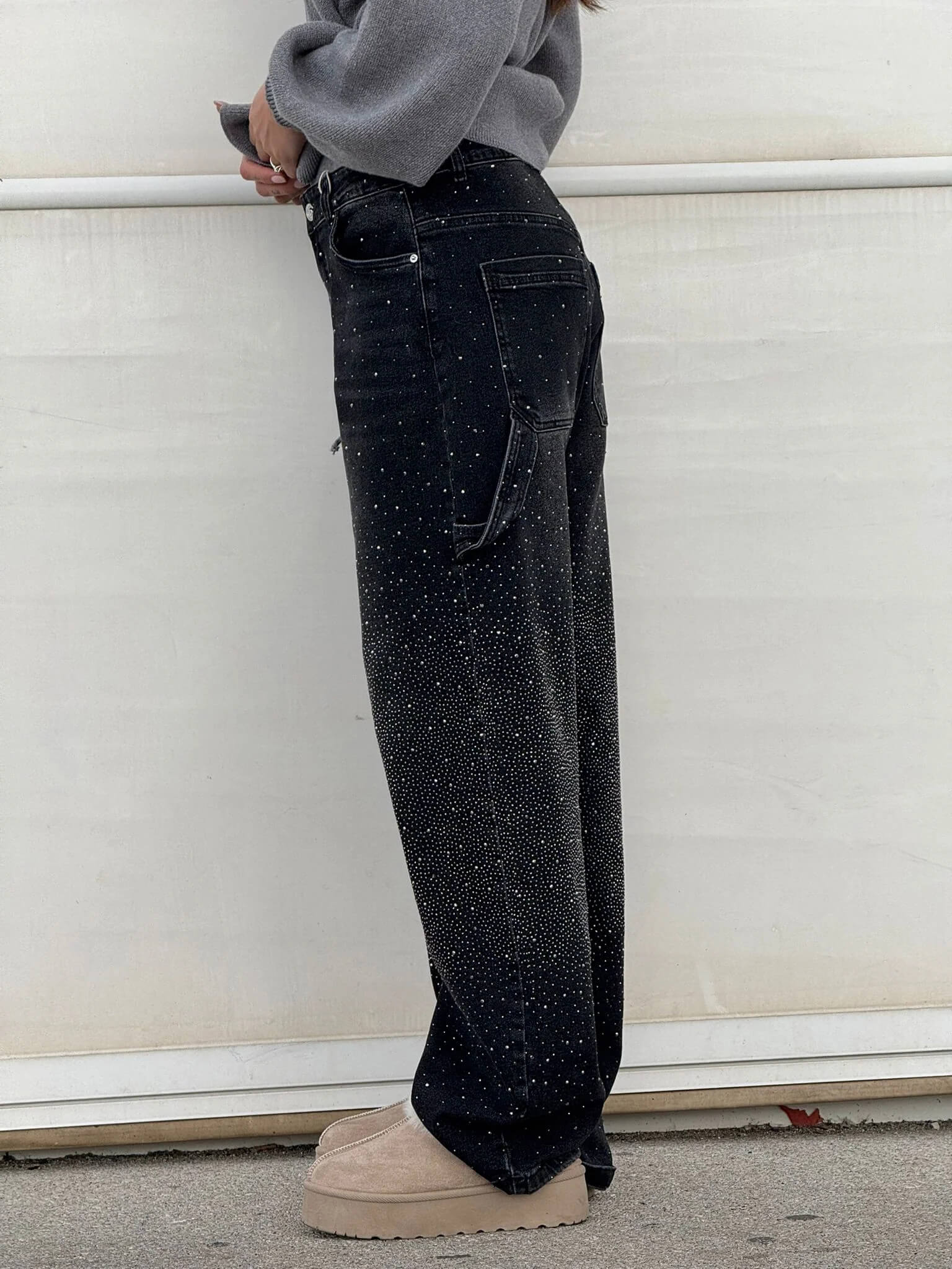 Balloon Carpenter Jeans – Crystal Shine Denim, Crazy Fit