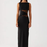 Leni Sculpted Lace Dress