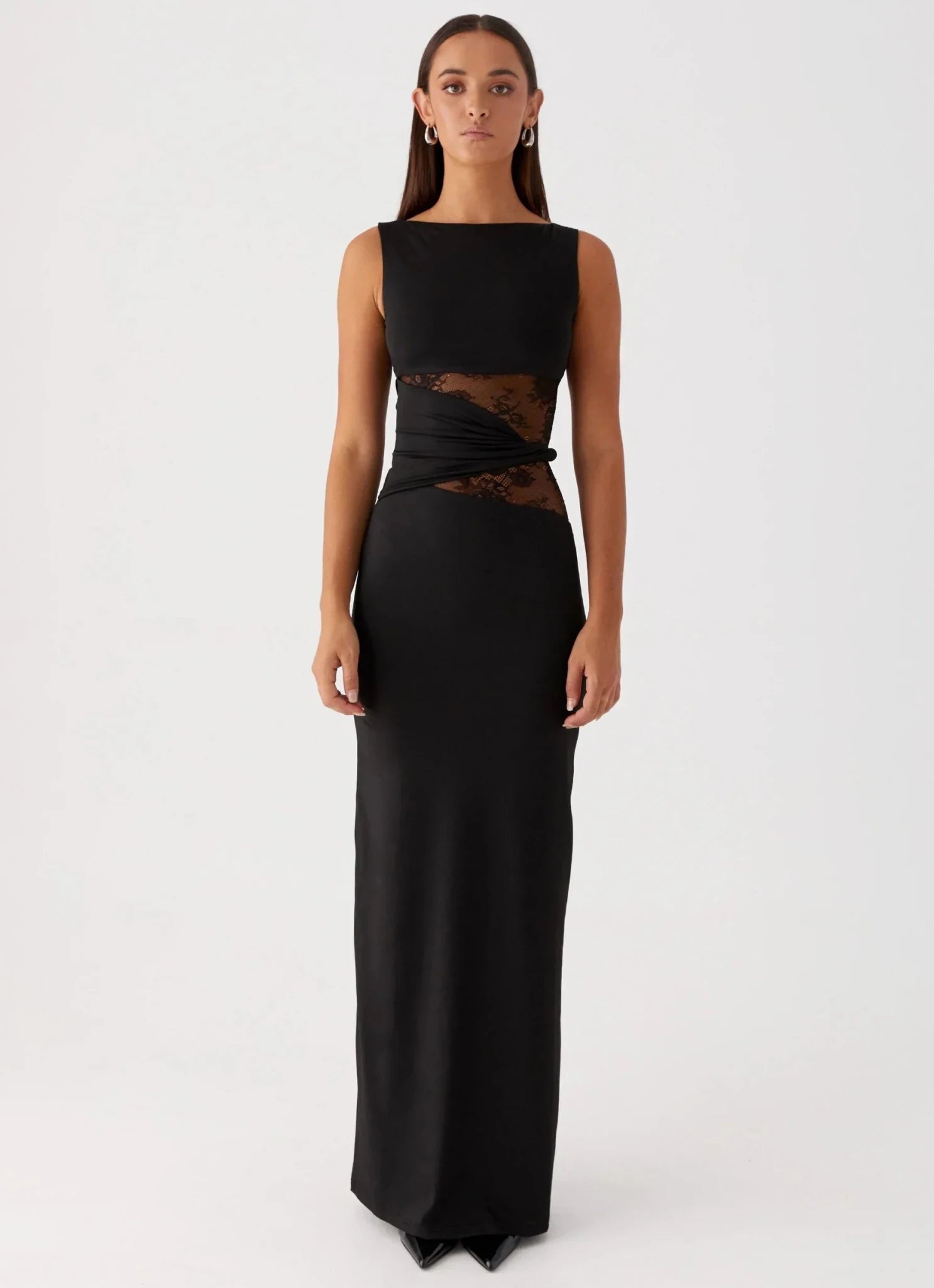 Leni Sculpted Lace Dress