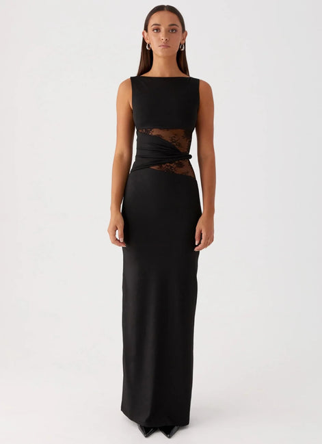 Leni Sculpted Lace Dress