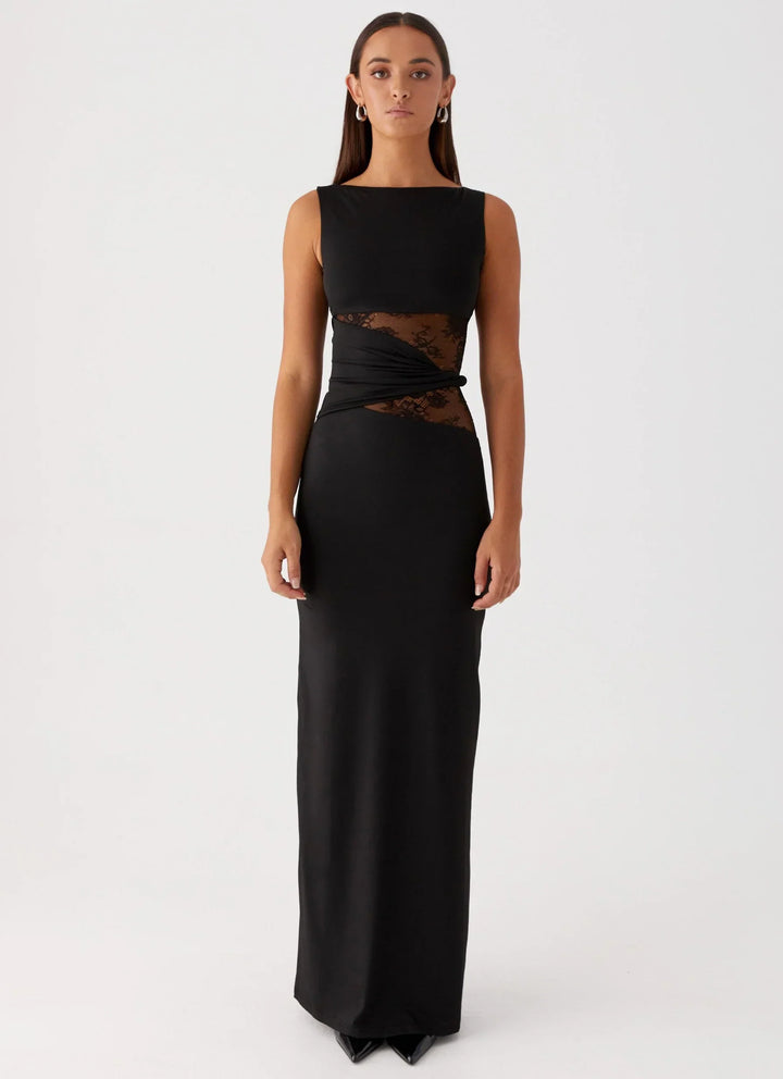 Leni | Sculpted Lace Elegant Dress