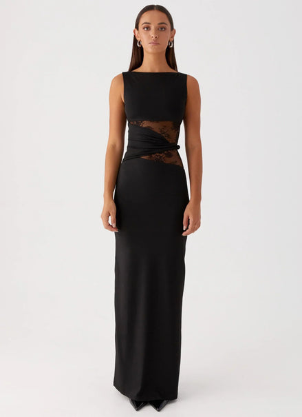 Leni Sculpted Lace Dress