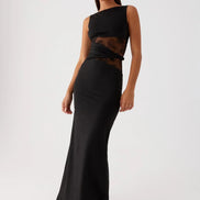 Leni Sculpted Lace Dress