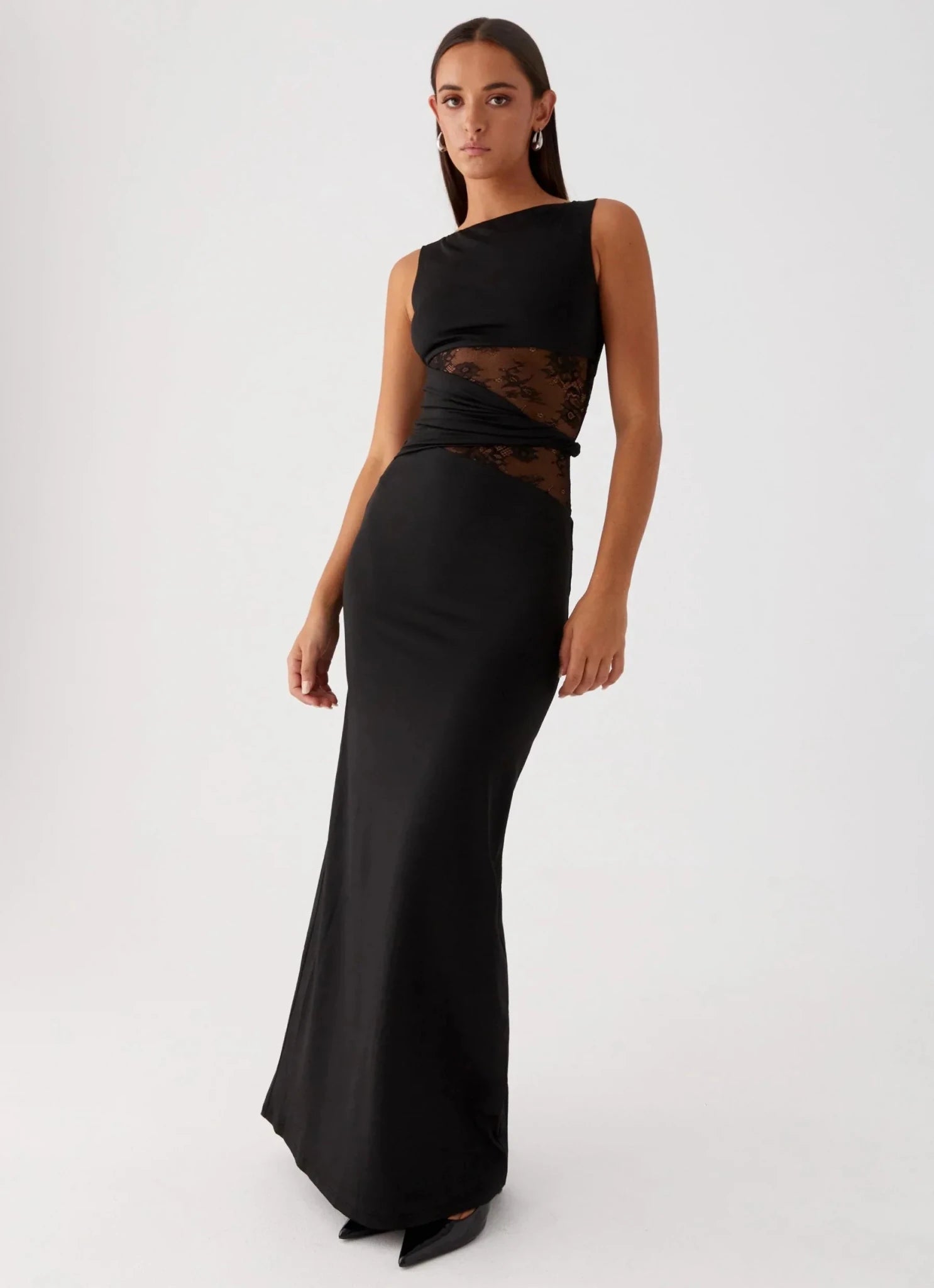 Leni Sculpted Lace Dress