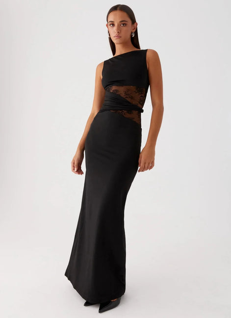 Leni Sculpted Lace Dress