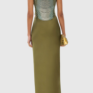 Laikla Fringe Sleeveless Top - Green