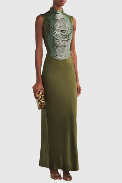 Laikla Fringe Sleeveless Top - Green