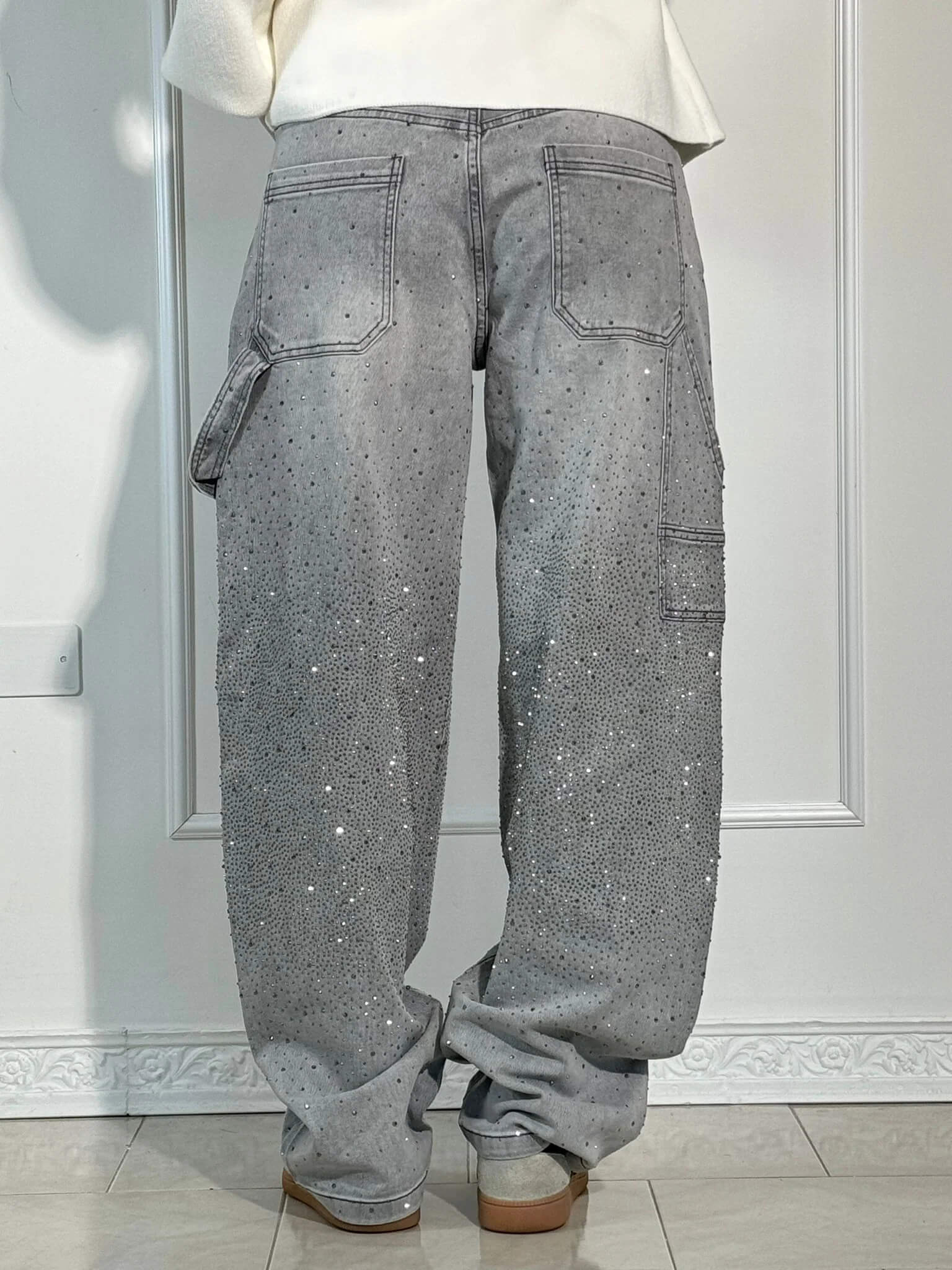 Balloon Carpenter Jeans – Crystal Shine Denim, Crazy Fit