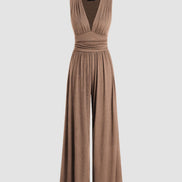 Charity Chic Sleeveless Wide-Leg Jumpsuit