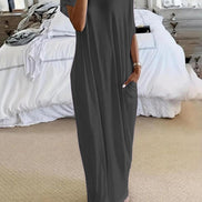 Oversized Asymmetric Off-Shoulder Casual Dress