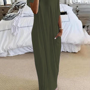 Oversized Asymmetric Off-Shoulder Casual Dress