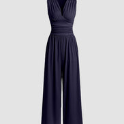 Charity Chic Sleeveless Wide-Leg Jumpsuit