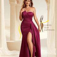 Satin One Shoulder Mermaid Bridesmaid Dress