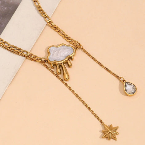 Cloud Tassel Necklace