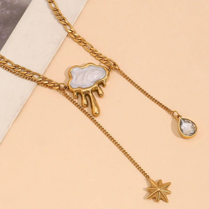 Cloud Tassel Necklace