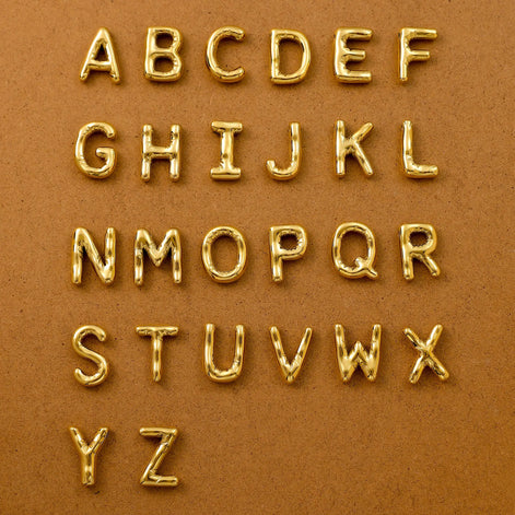 Bubble Initial Necklace