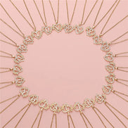 A-Z Flower Heart Necklace