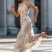 Floral Off-Shoulder Maxi Dress
